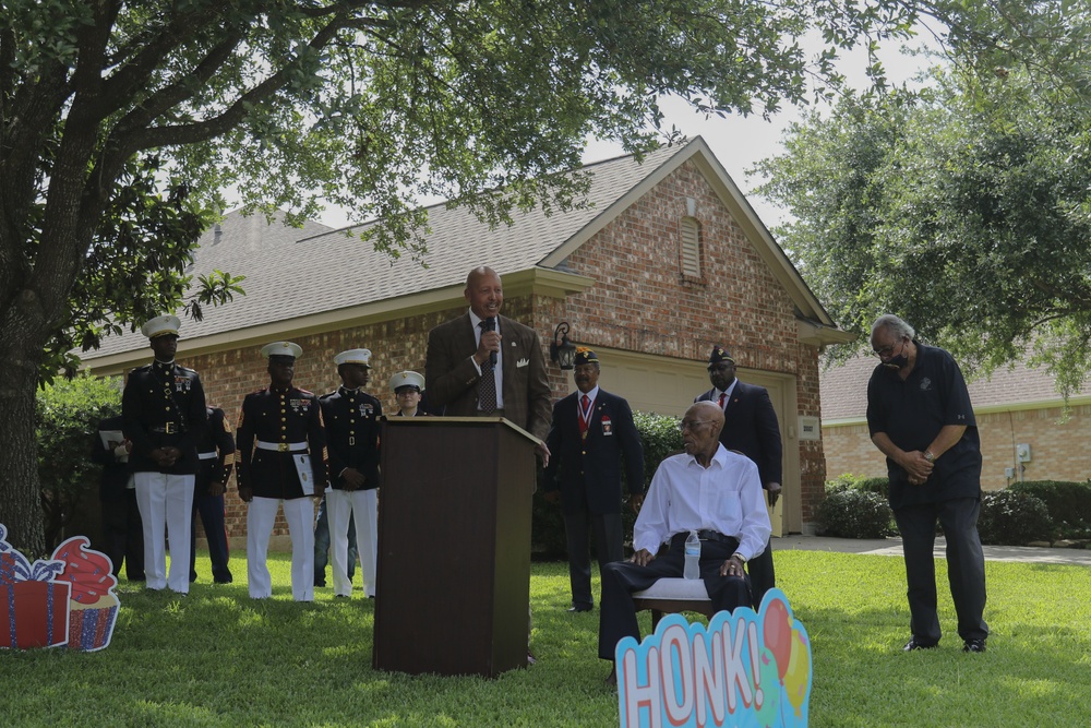Montford Point Marine Awarded Congressional Gold Medal on 99th Birthday