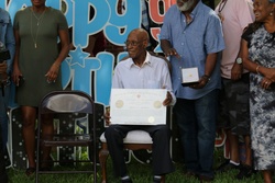Montford Point Marine Awarded Congressional Gold Medal on 99th Birthday [Image 9 of 9]