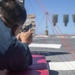 Sailor Fires Pistol During Small Arms Familiarization Course