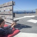 Sailor Fires Pistol During Small Arms Familiarization Course