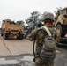 Arkansas Army National Guardsmen perform line haul operations at JRTC