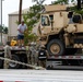 Arkansas Army National Guardsmen perform line haul operations at JRTC