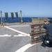 Sailor Fires Pistol During Small Arms Familiarization Course
