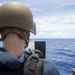 Sailor Fires Machine Gun During Familiarization Course