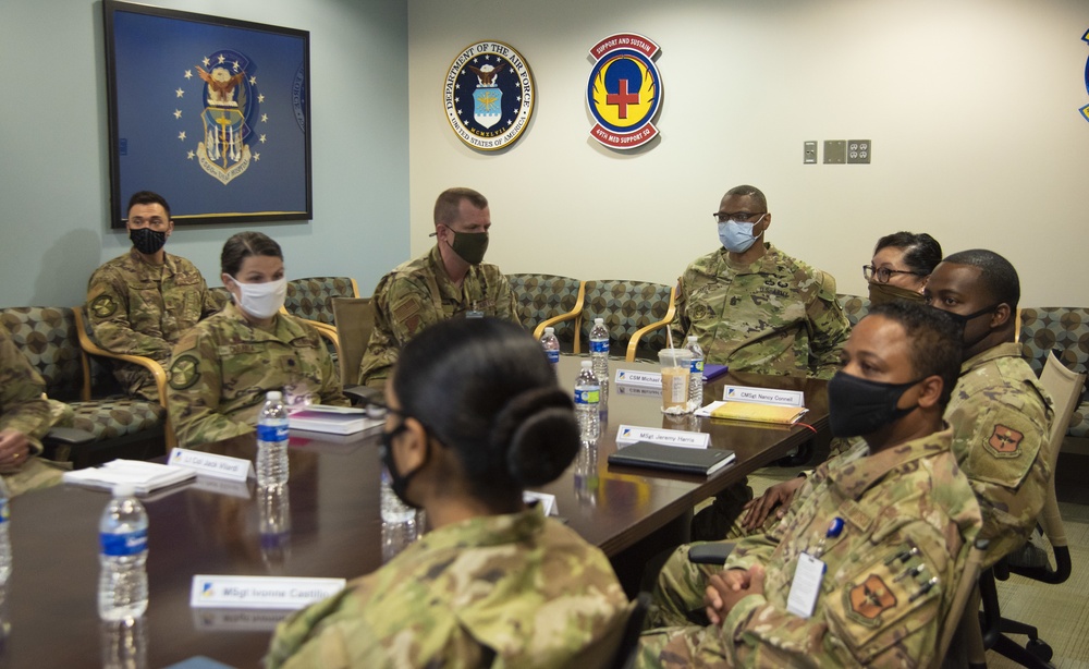 Defense Health Agency Senior Enlisted Leader visits 49th Medical Group