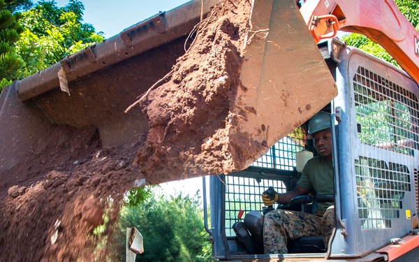 Citizen Airmen, Marines earn Girl Scout construction badge