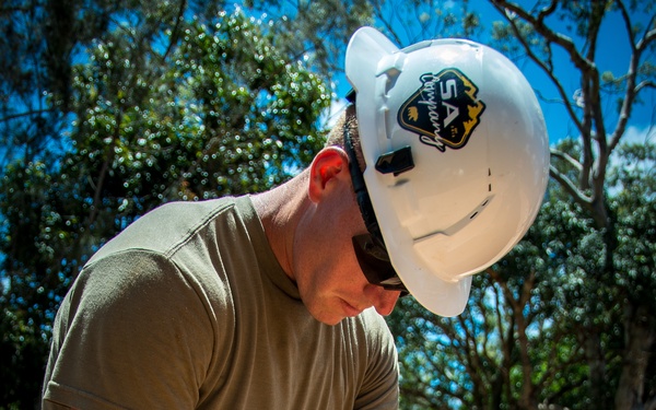 Citizen Airmen, Marines earn Girl Scout construction badge