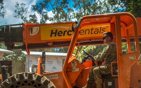 Citizen Airmen, Marines earn Girl Scout construction badge