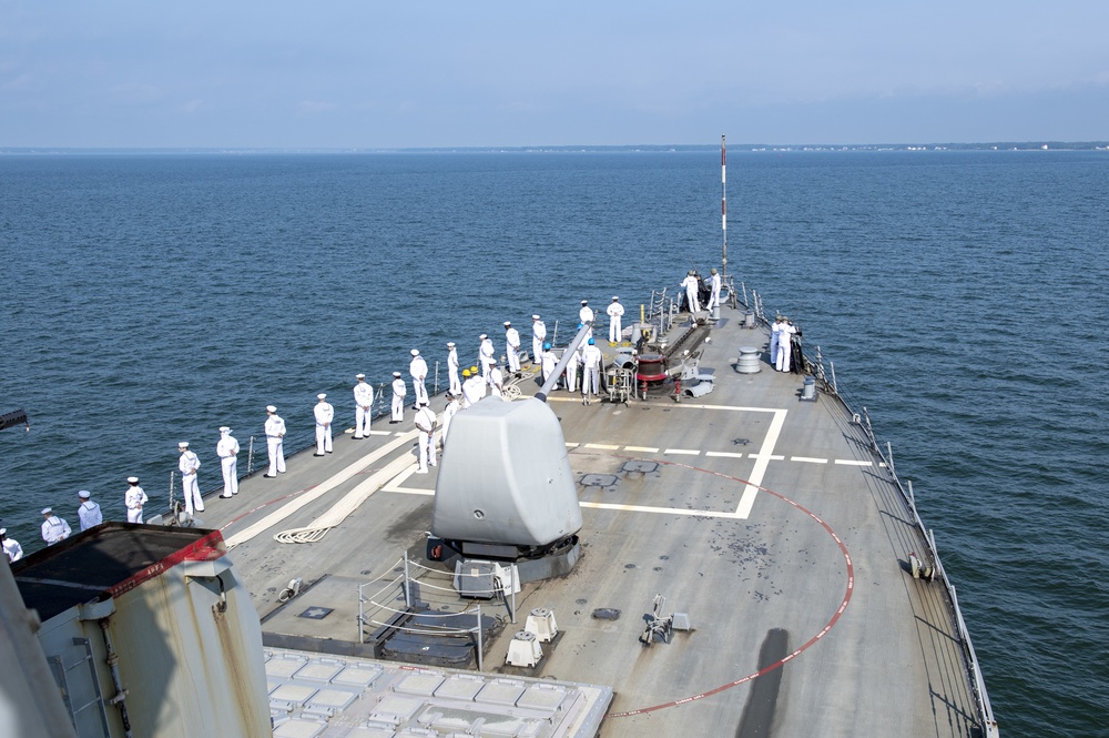 USS Laboon Returns From Deployment