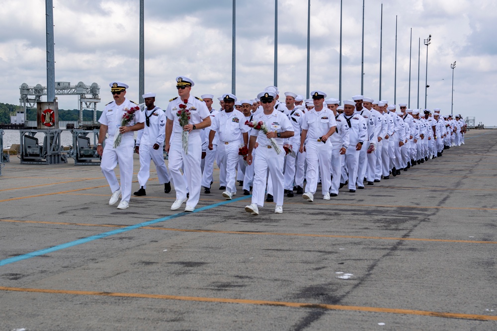 USS Laboon Returns From Deployment