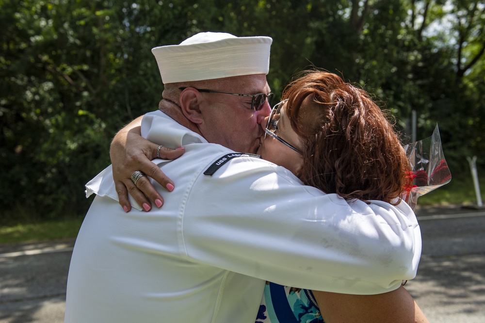 USS Laboon Returns From Deployment