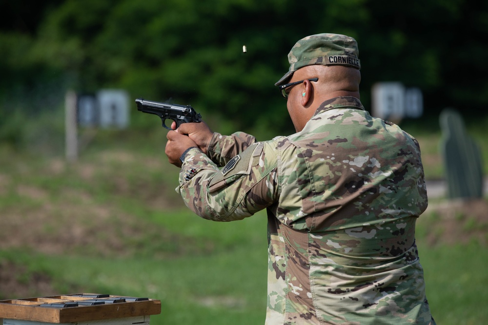 46th MP Command Soldiers Conduct Weapons Qualifications