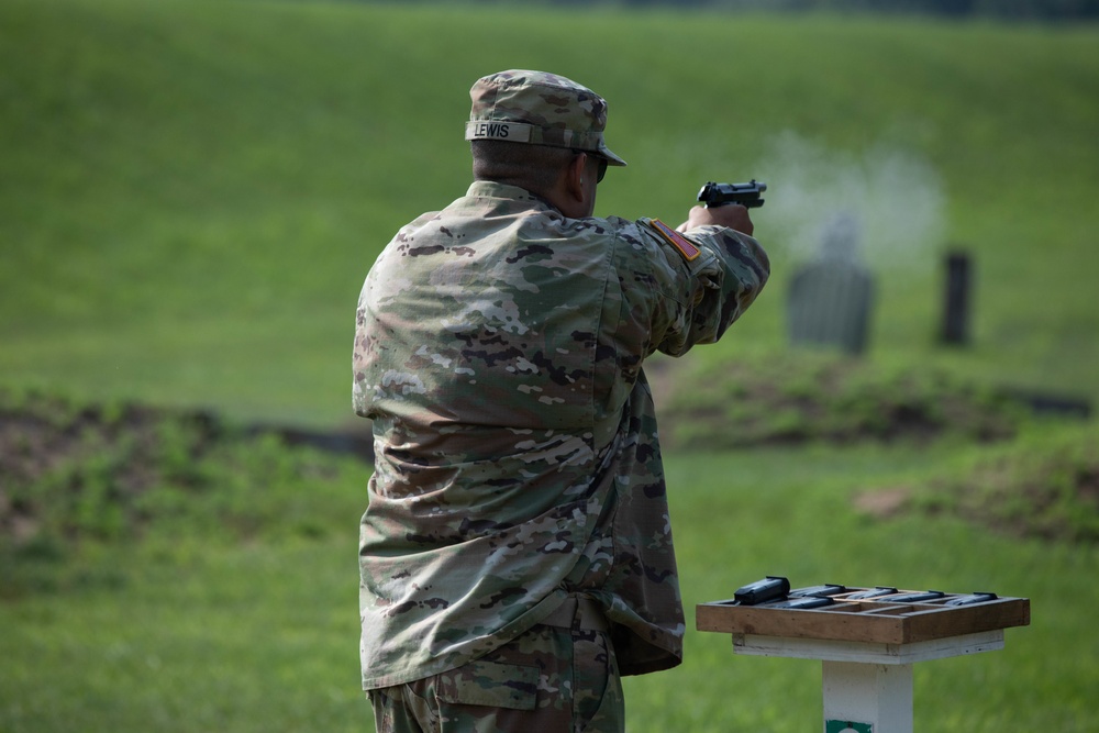 46th MP Command Soldiers Conduct Weapons Qualifications