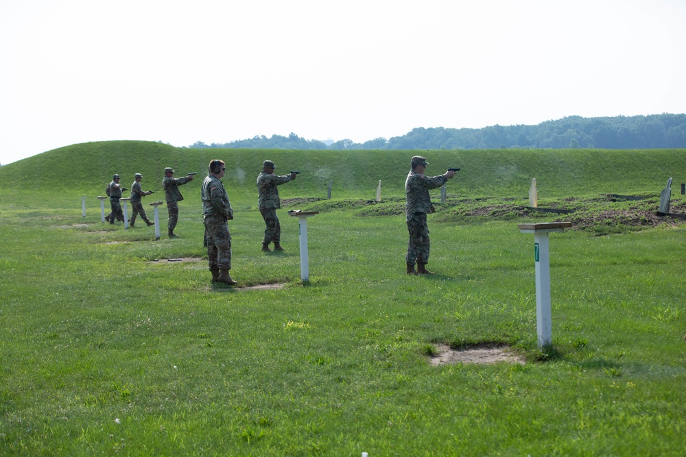 46th MP Command Soldiers Conduct Weapons Qualifications