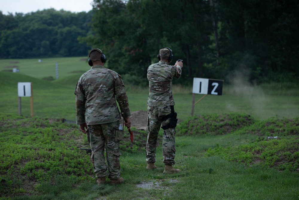 46th MP Command Soldiers Conduct Weapons Qualifications