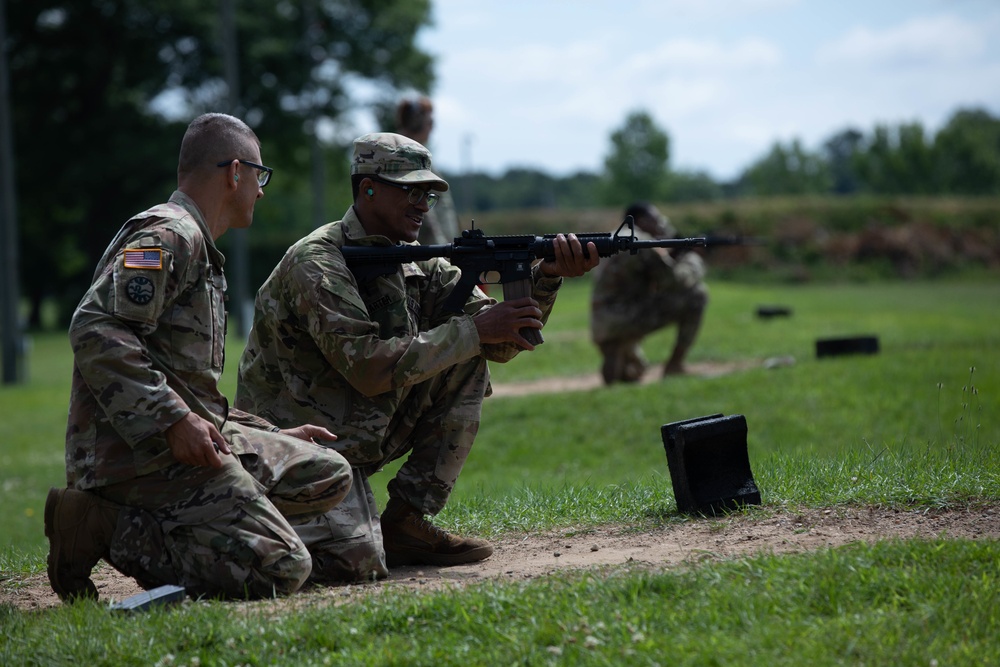 46th MP Command Soldiers Conduct Weapons Qualifications