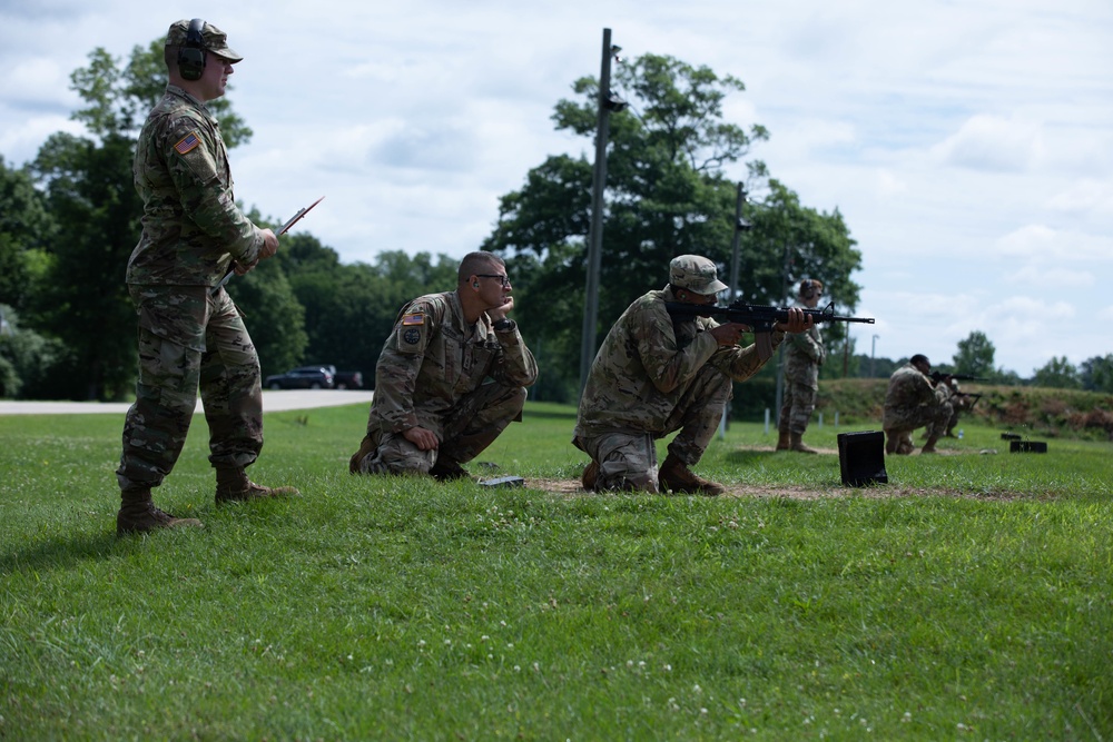 46th MP Command Soldiers Conduct Weapons Qualifications