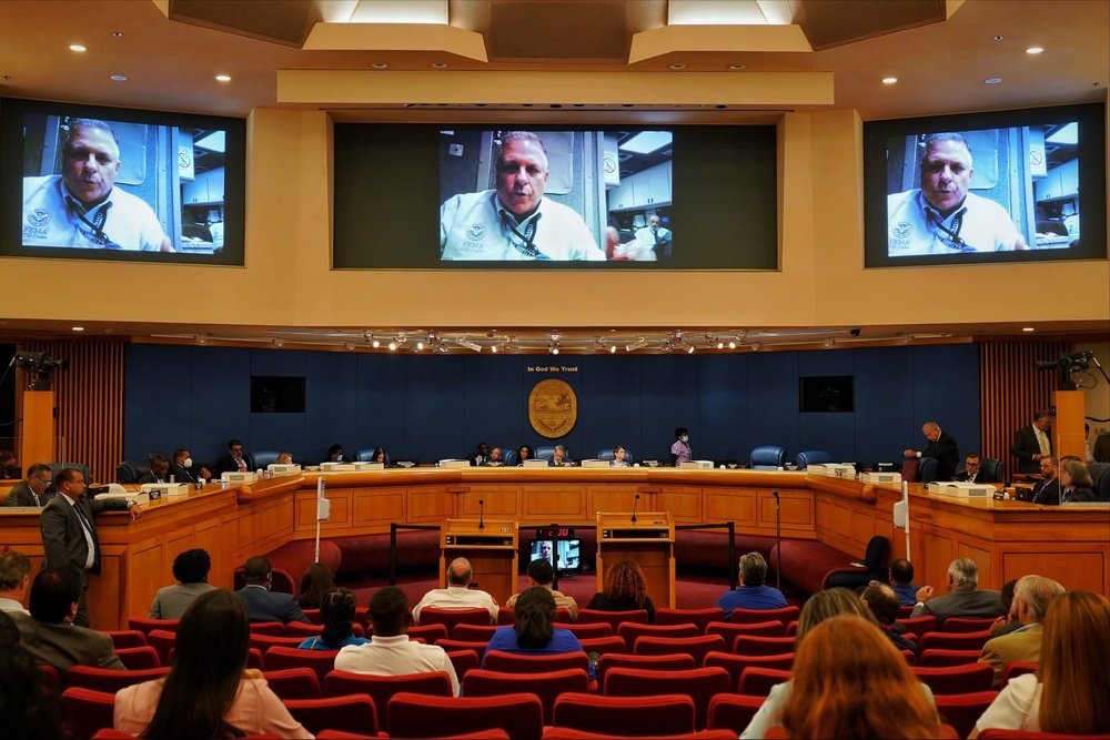 FEMA briefs the Board of Miami-Dade county commissioners