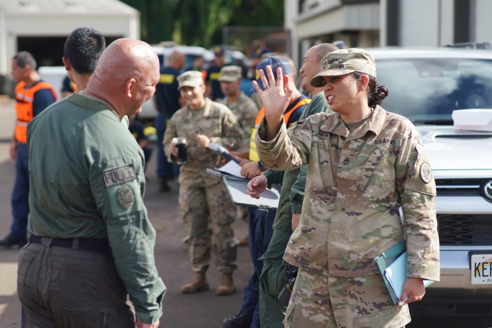 Special Hawaii National Guard response unit assists with response training in Kauai