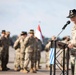 The Lighthorse Soldiers of the 3rd Squadron, 17th Cavalry Regiment welcome their new command sergeant major.