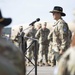 The Lighthorse Soldiers of the 3rd Squadron, 17th Cavalry Regiment welcome their new command sergeant major.