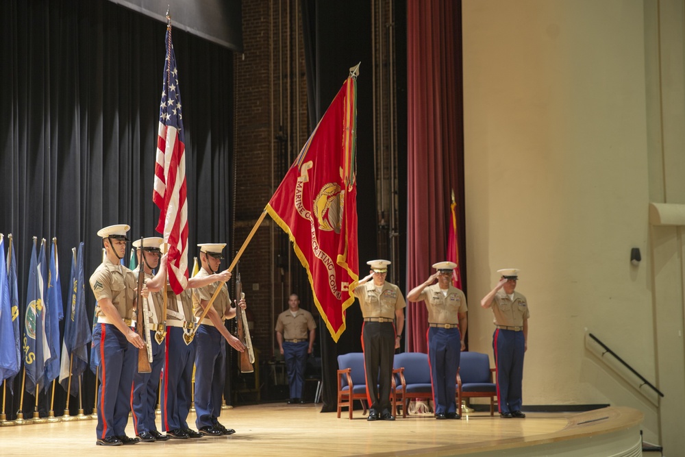 MCRC Sergeant Major Brown relief and appointment ceremony