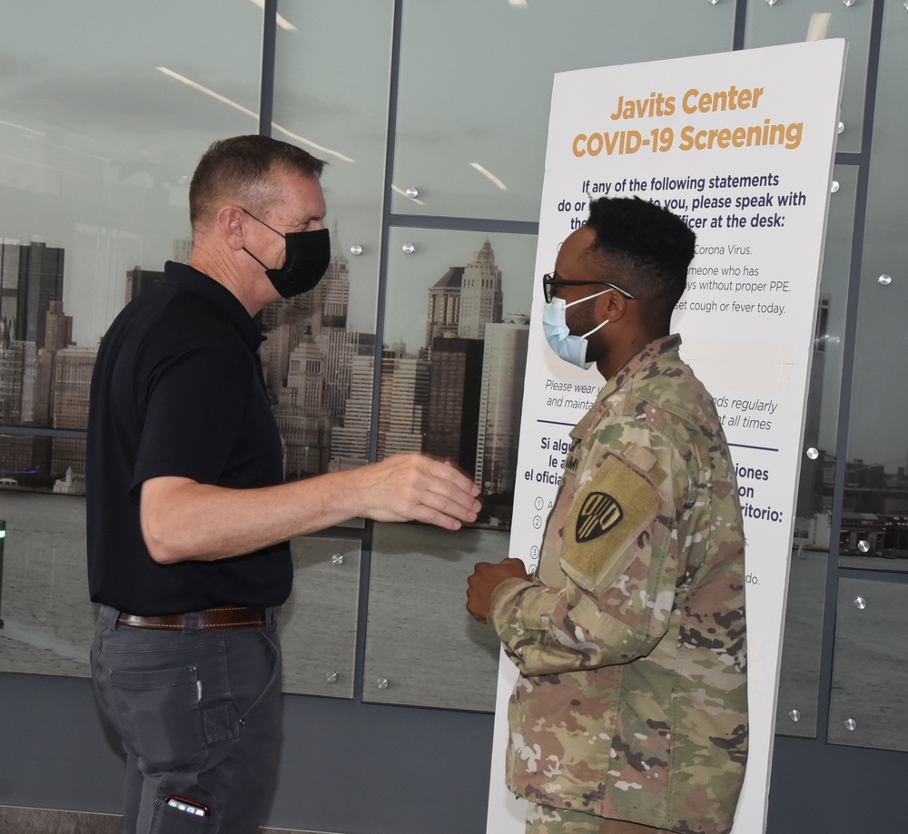 NYS DHSES Commissioner Patrick Murphy visits Javits vaccine site prior to Fourth of July Weekend