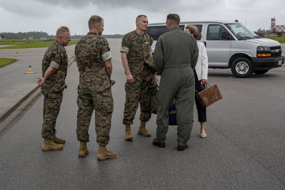 Assistant Commandant of Marine Corps departs from Marine Corps Air Station New River