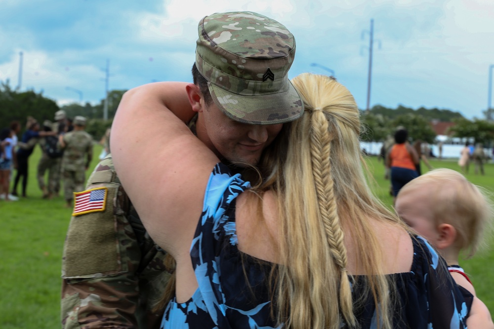 Raider Brigade Soldiers Come Home