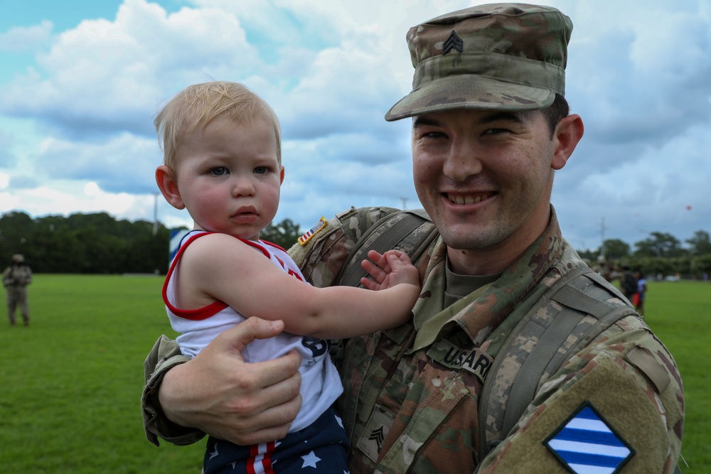 Raider Brigade Soldiers Come Home