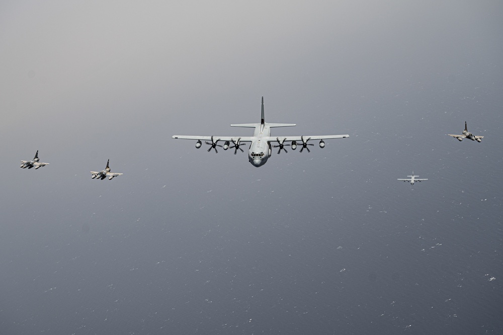 USMC VMGR-234 Flies with French Mirage Fighters