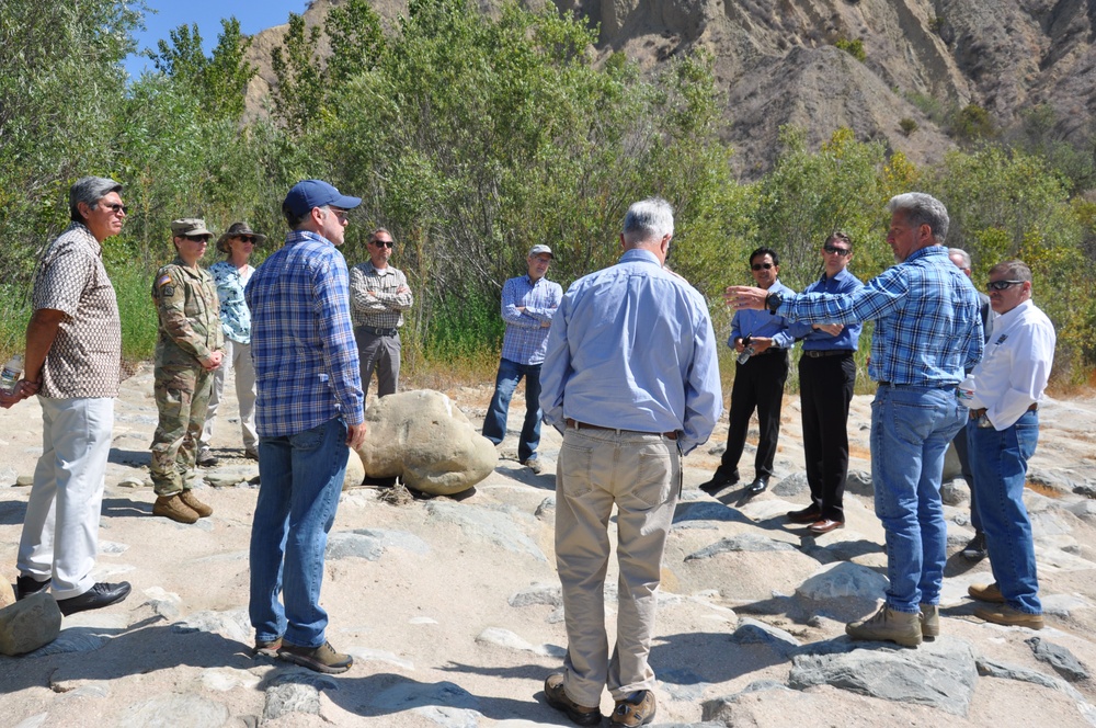 LA District engineers visit projects in 3 California central coast counties