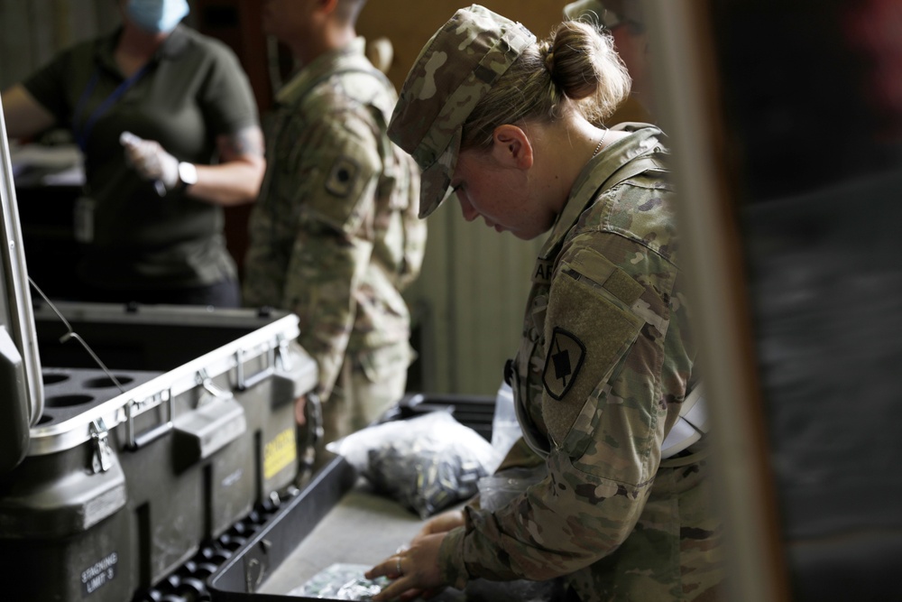 Arkansas National Guardsmen inventory MILES gear