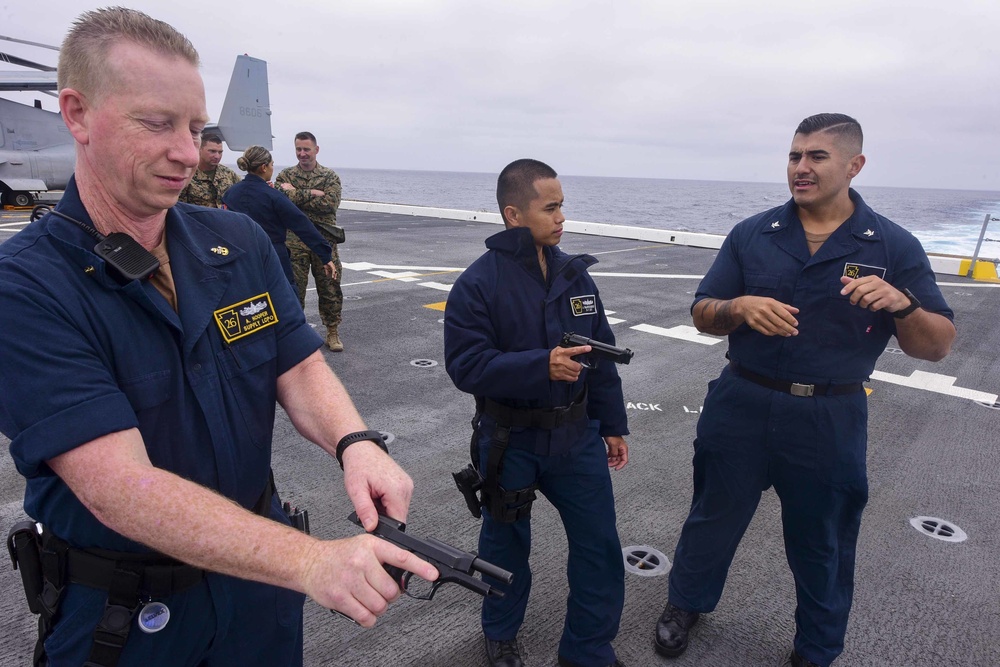 USS John P. Murtha (LPD 26) Security Training