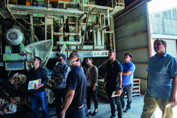 US military officials deepen their knowledge through paper factory tour