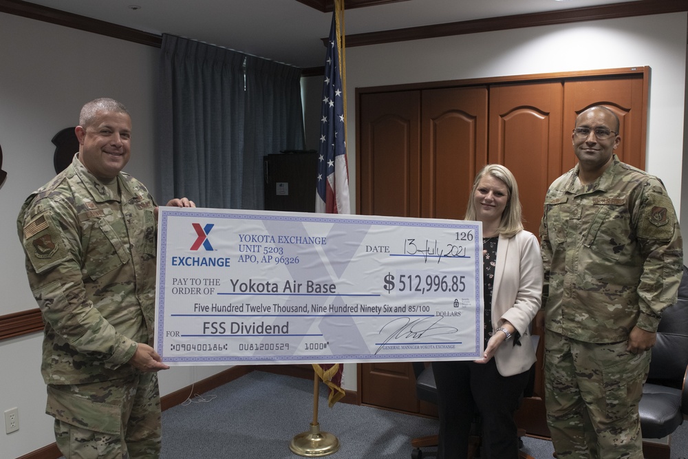 AAFES donates half a million to Yokota