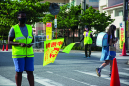 Back to school, Marines on guard for children