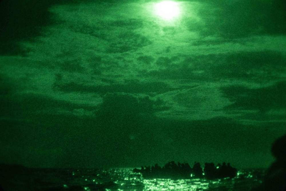 Boat Company Conducts Amphibious Night Raids