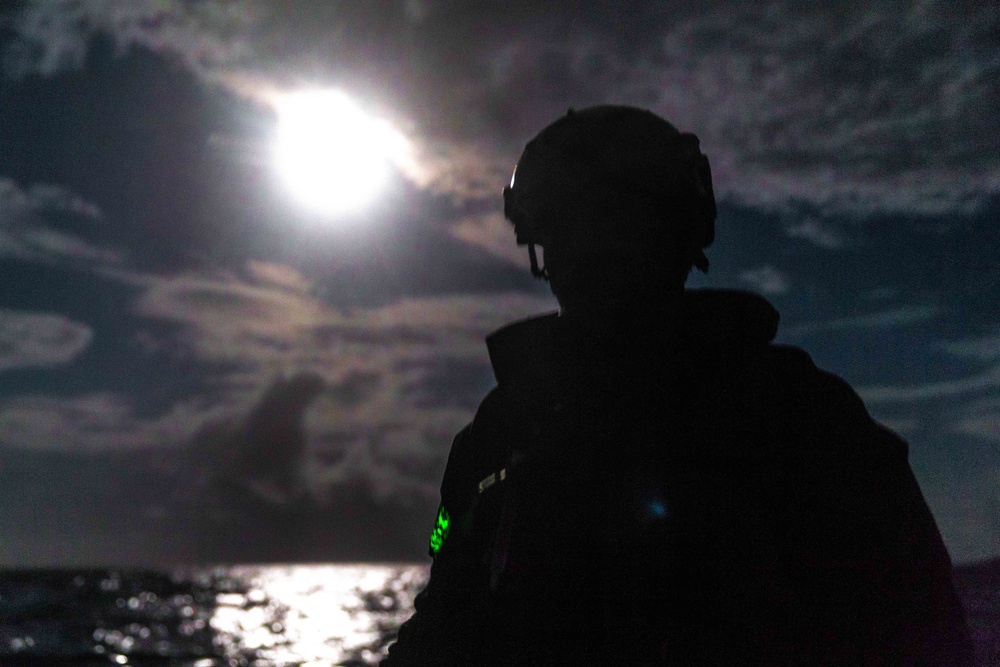 Boat Company Conducts Amphibious Night Raids