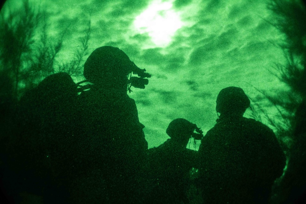 Boat Company Conducts Amphibious Night Raids