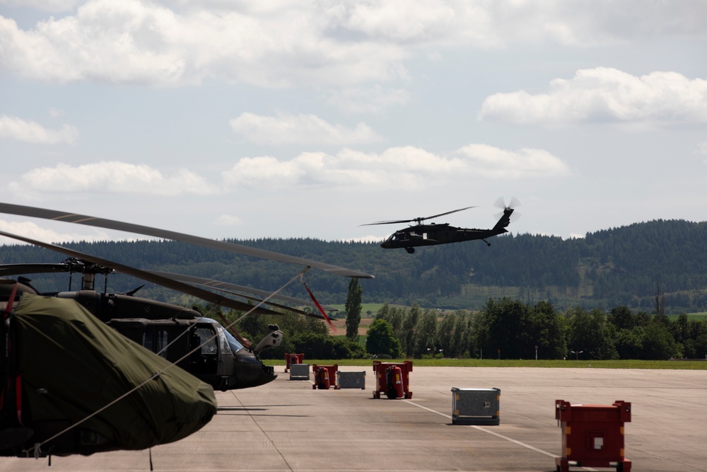 1st CAB Commander's Final Flight