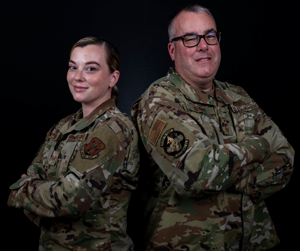 The father-daughter duo of the 192nd MXS