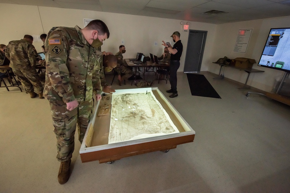 Soldiers participate in VBS3 simulator training at Fort McCoy, WI - Total Force Training Center