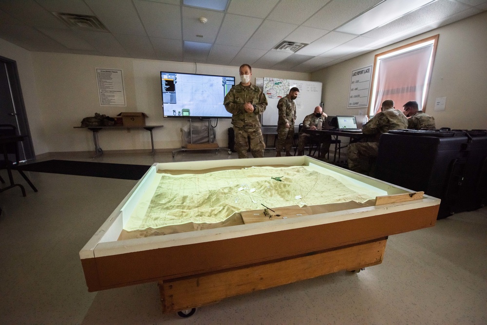 Soldiers participate in VBS3 simulator training at Fort McCoy, WI - Total Force Training Center