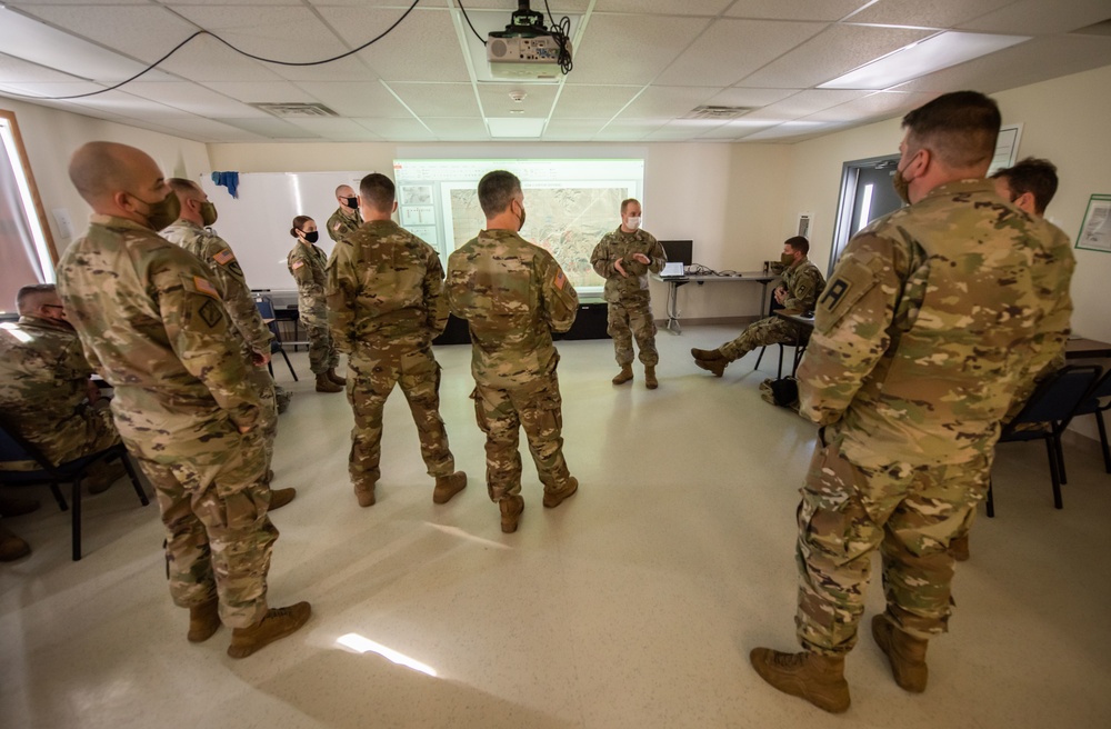 Soldiers participate in VBS3 simulator training at Fort McCoy, WI - Total Force Training Center