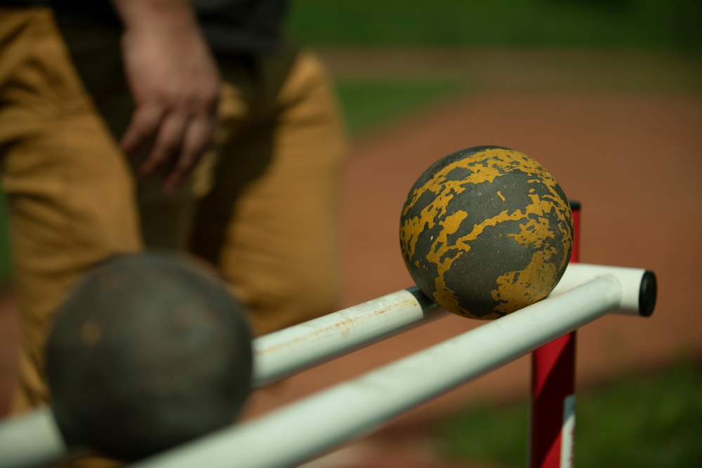 Battle Group Poland competes in track and field celebrating Polish 15th Mechanized Brigade anniversary