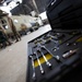 Marne Air Soldiers conduct phase maintenance on a CH-47 Chinook helicopter.