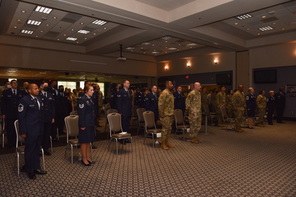 Airman Leadership School Class 21-E graduates