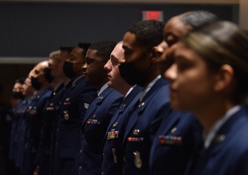 Airman Leadership School Class 21-E graduates