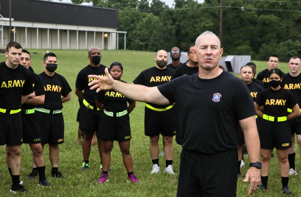 USARCENT CSM Brian Hester Visits 1st TSC